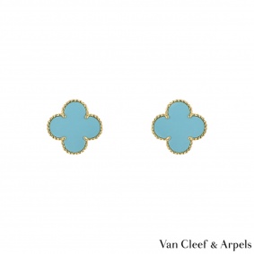 Van Cleef & Arpels Yellow Gold Magic Alhambra Earrings